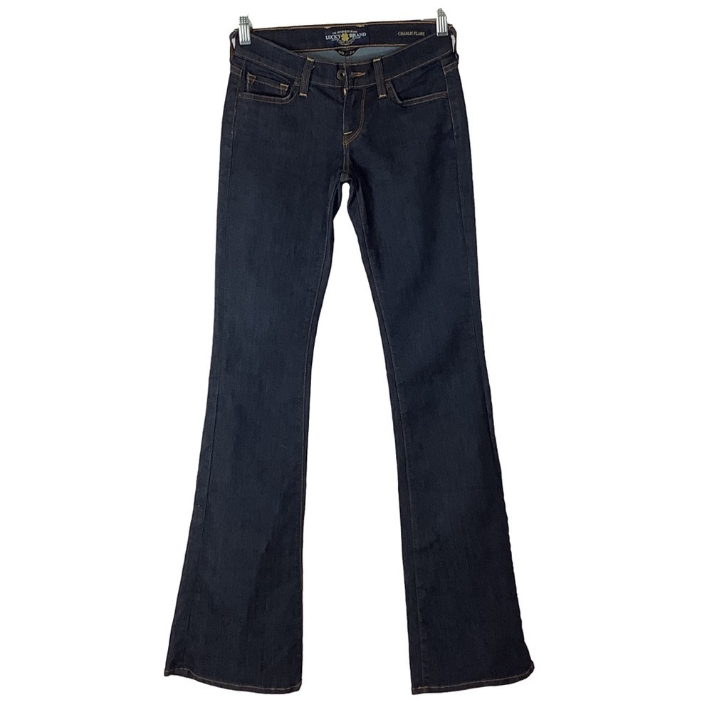 NWOT Lucky Brand ‘Charlie’ Low Rise Flare - Picture 6 of 7